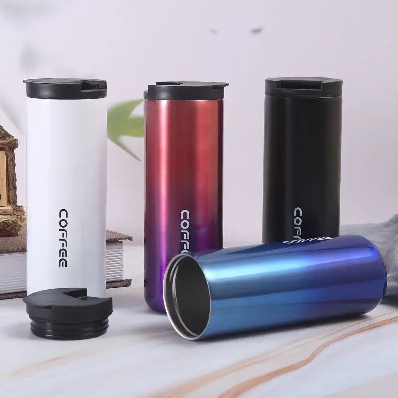 Gold Black Thermal Mug