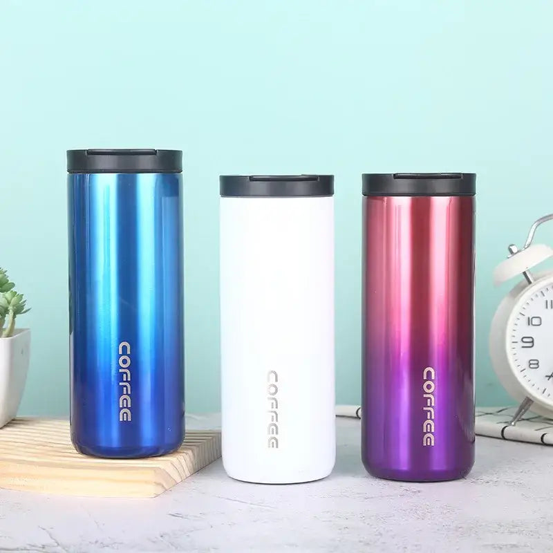 Gold Black Thermal Mug