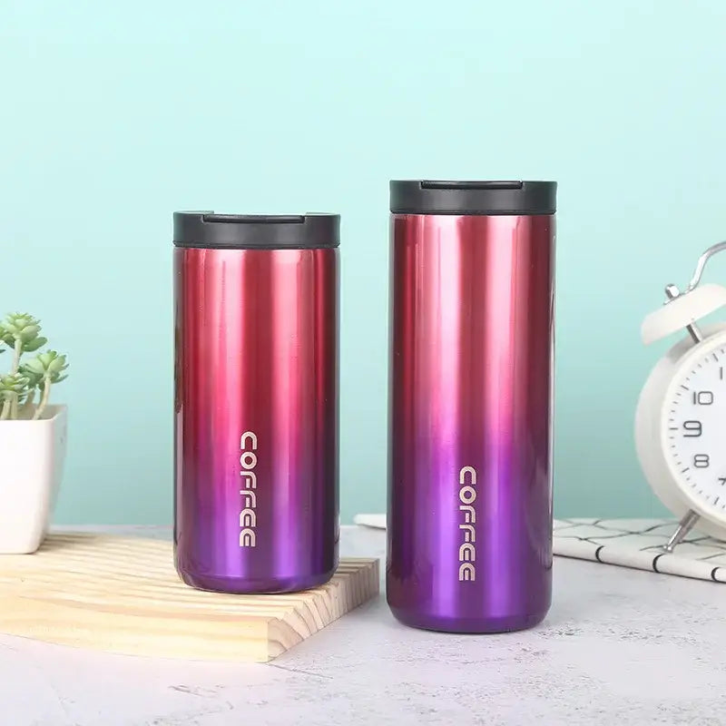 Gold Black Thermal Mug