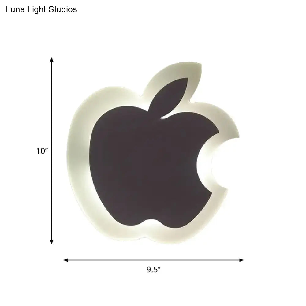 Gold Crescent LED Sconce