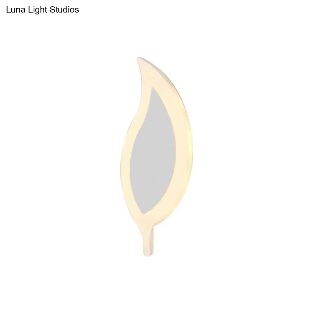Gold Crescent LED Sconce