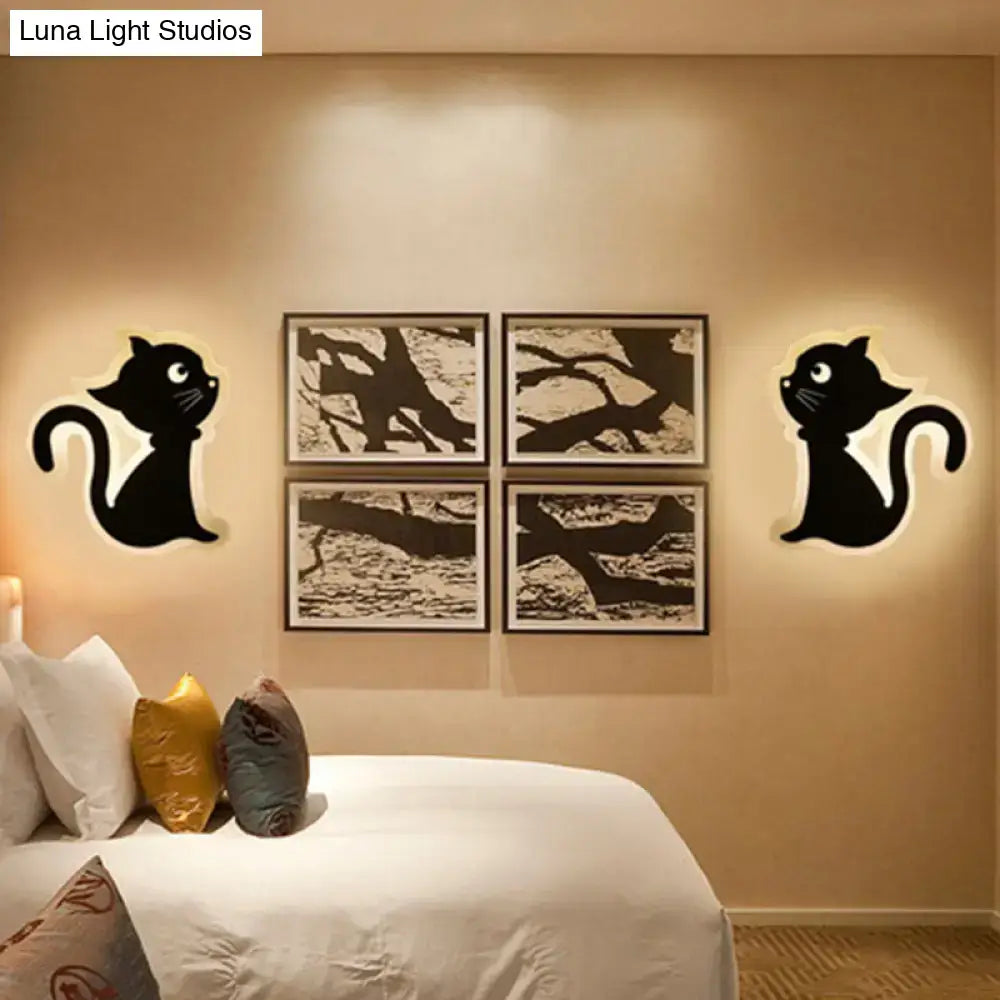 Gold Crescent LED Sconce