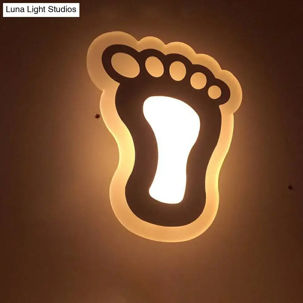 Gold Crescent LED Sconce