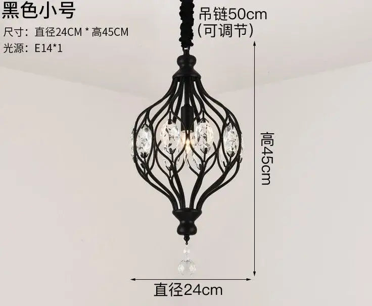 Gold Crystal Pendant Lights