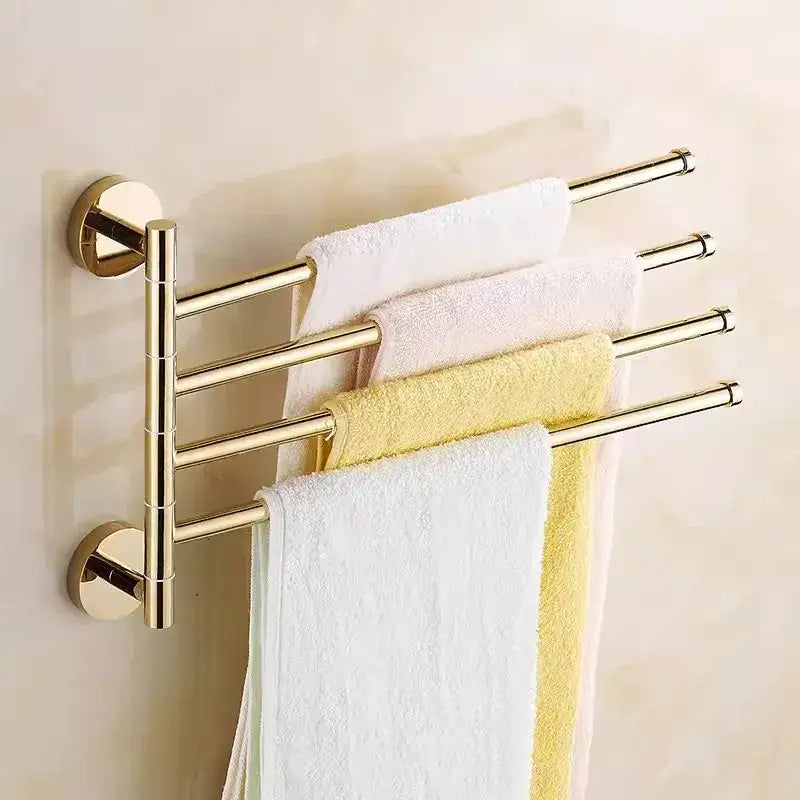 Gold Swivel Towel Rack