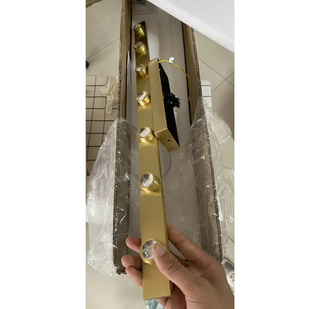 Gold Mirror Wall Sconce