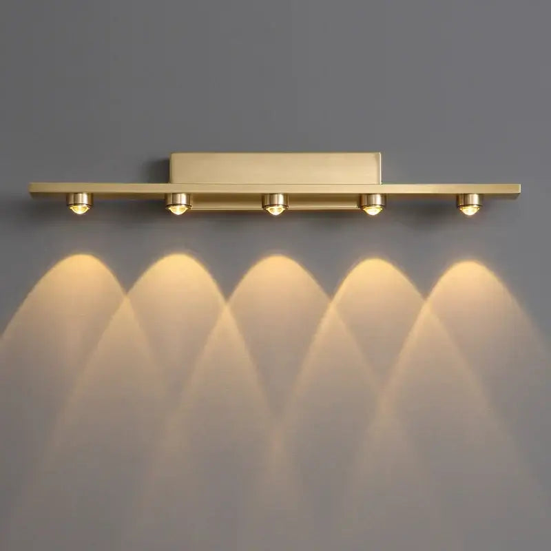 Gold Mirror Wall Sconce