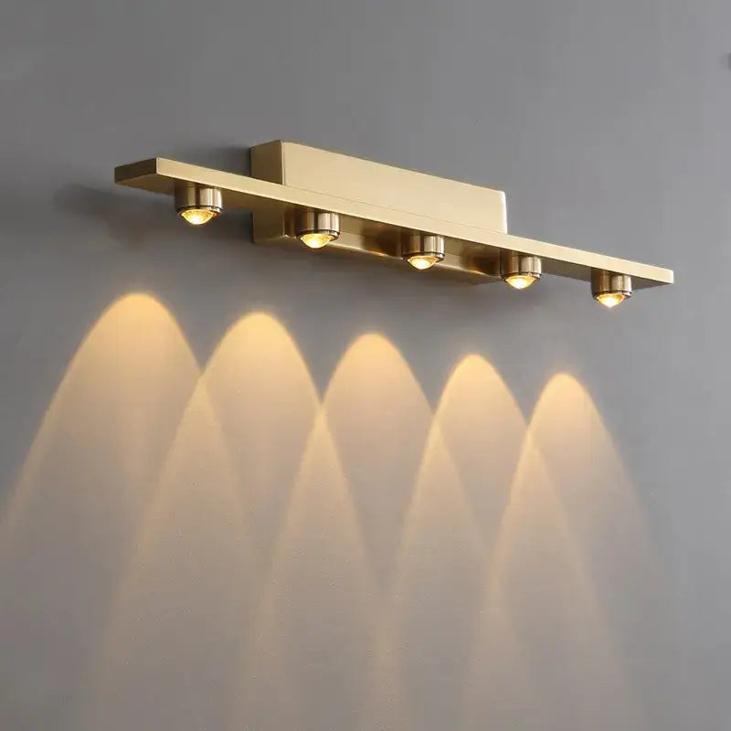 Gold Mirror Wall Sconce