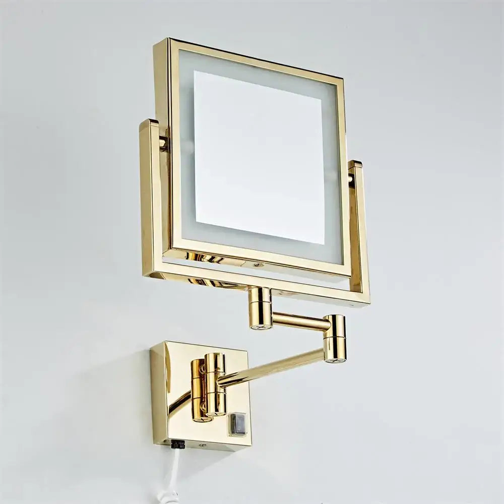 Gold LED Makeup Mirror