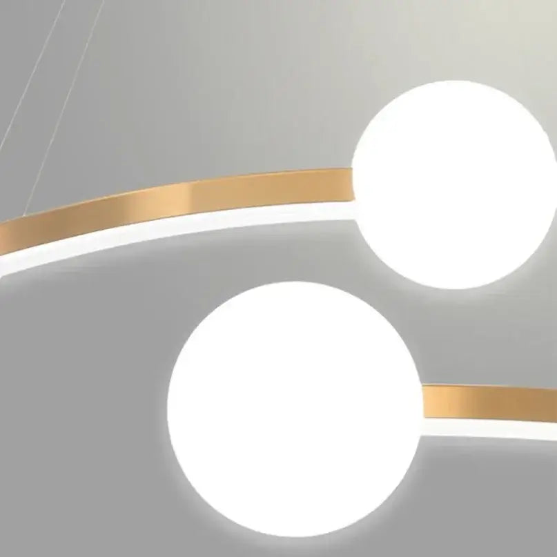 Gold Nordic Ring Chandelier