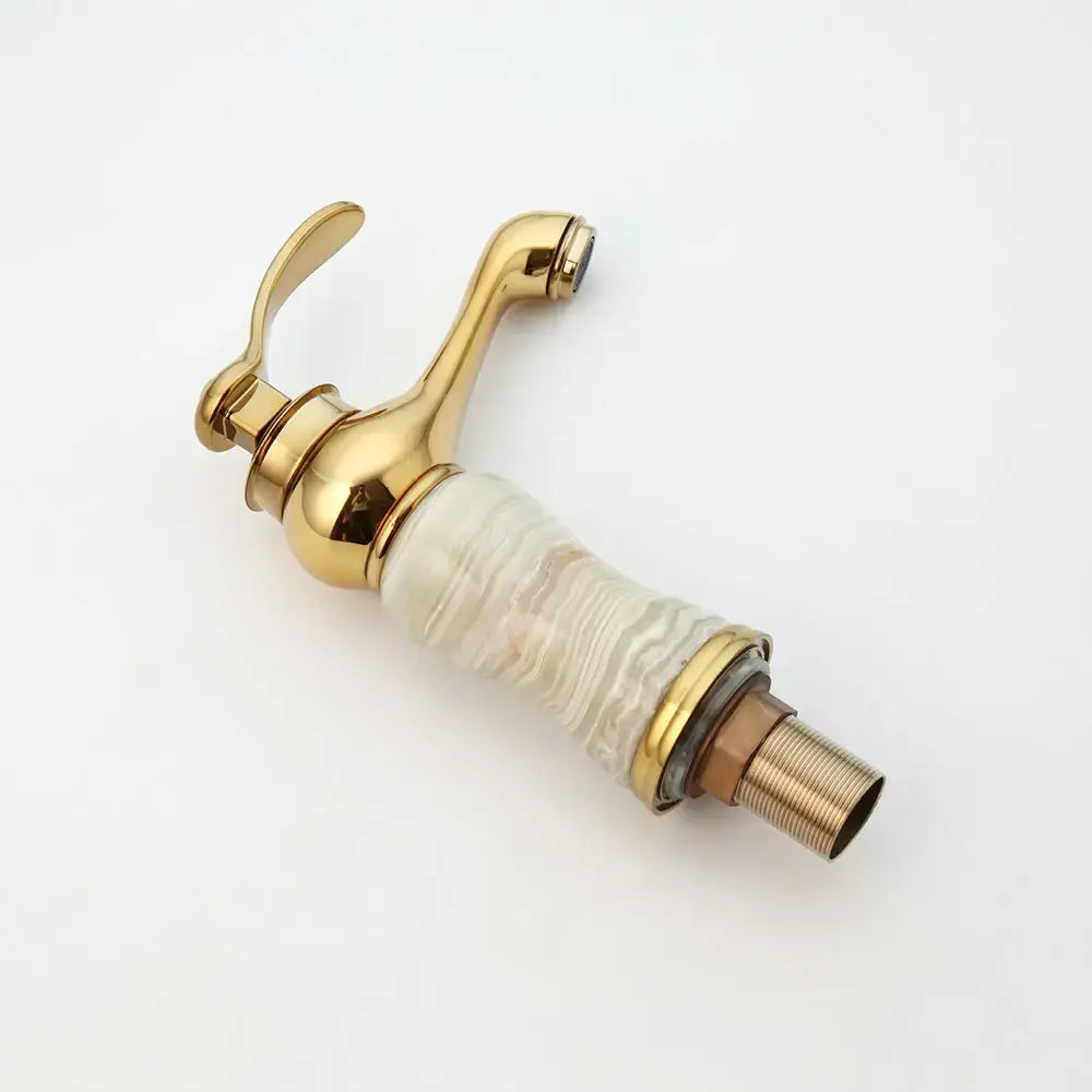 Gold Jade Bathroom Faucet