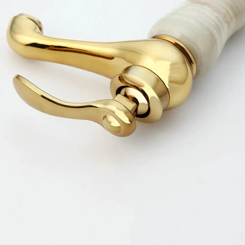 Gold Jade Bathroom Faucet