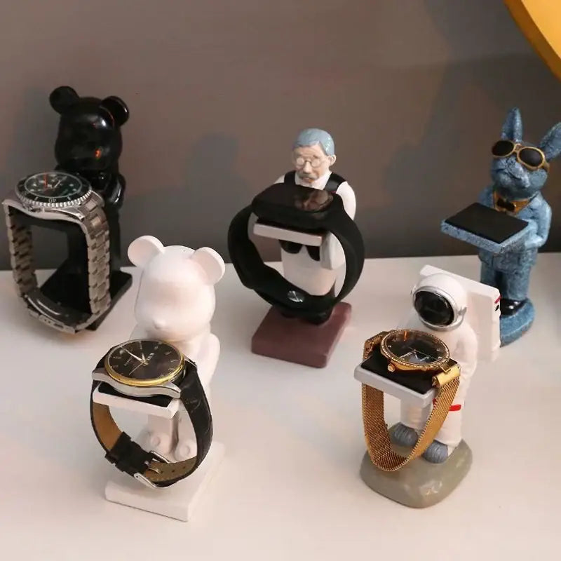 Gold Bear Watch Rack