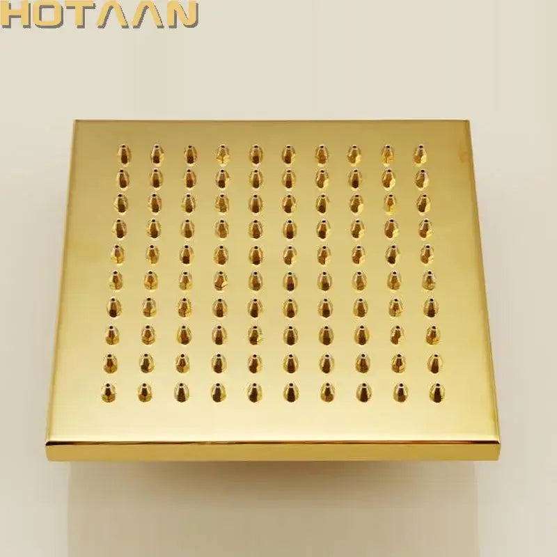 Gold Square Rain Shower