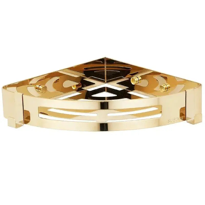 Gold Stainless Corner Shelf