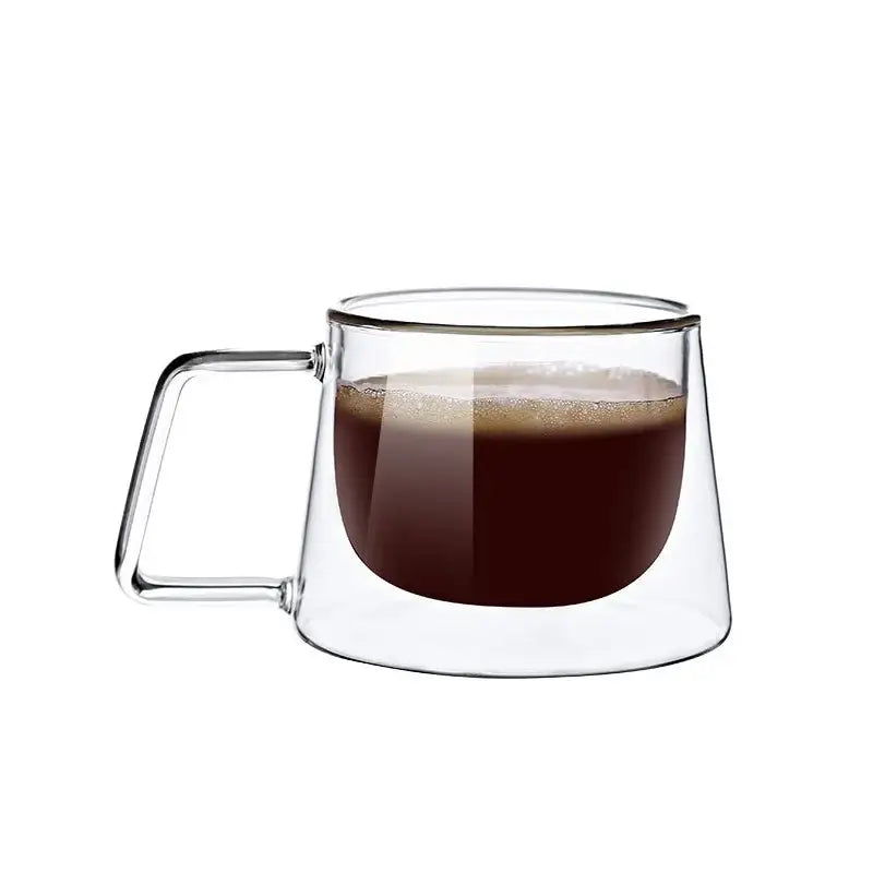 Gold Swirl Glass Mug