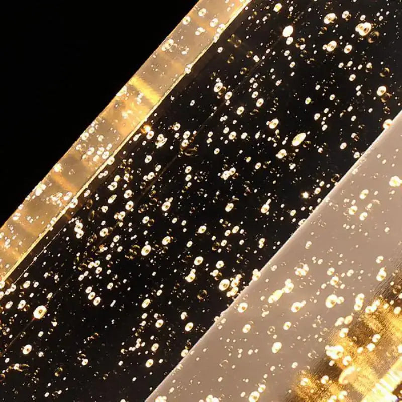Gold Bubble Glass Wall Lamp