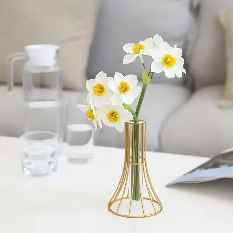 Gold Metal Vase