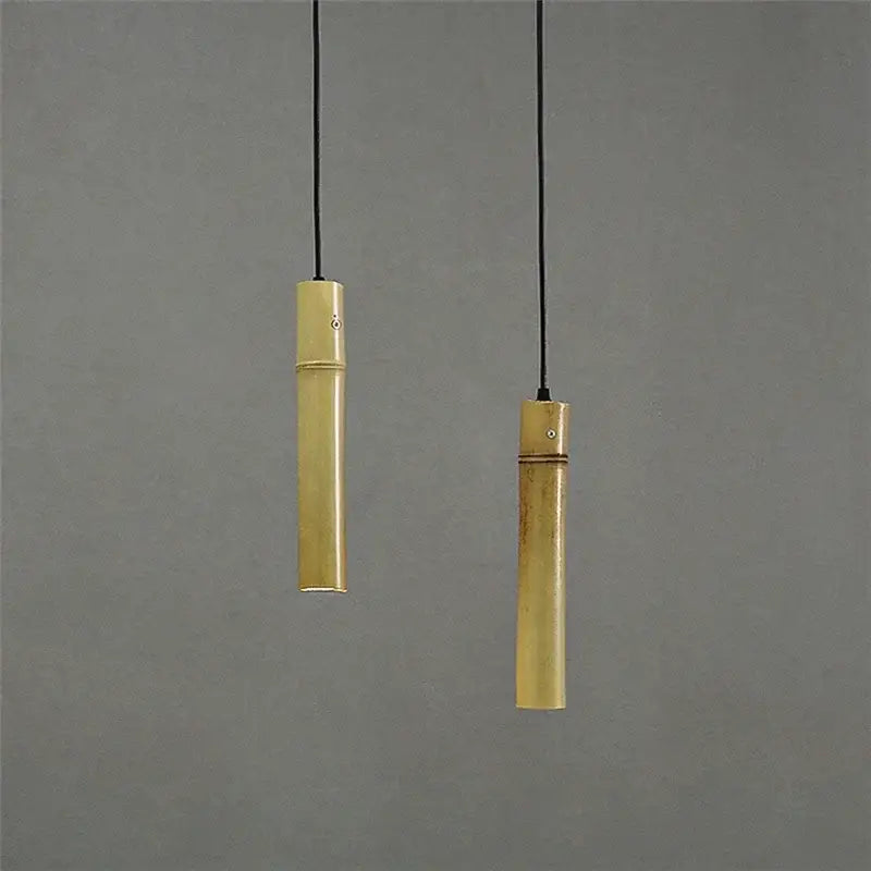 Bamboo Tube Pendant Light