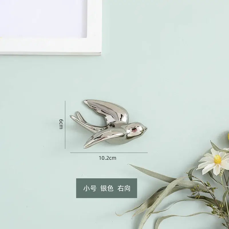 Gold Swallow Wall Sculpture