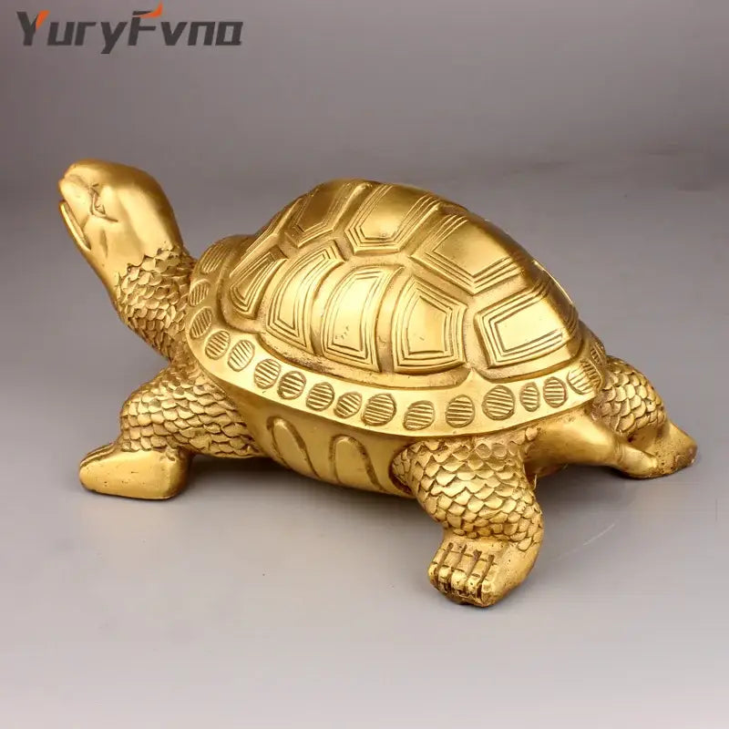 Brass Turtle Feng Shui Statue
