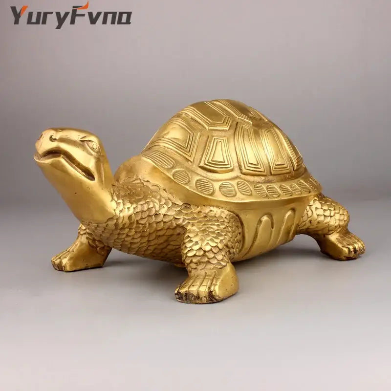 Brass Turtle Feng Shui Statue