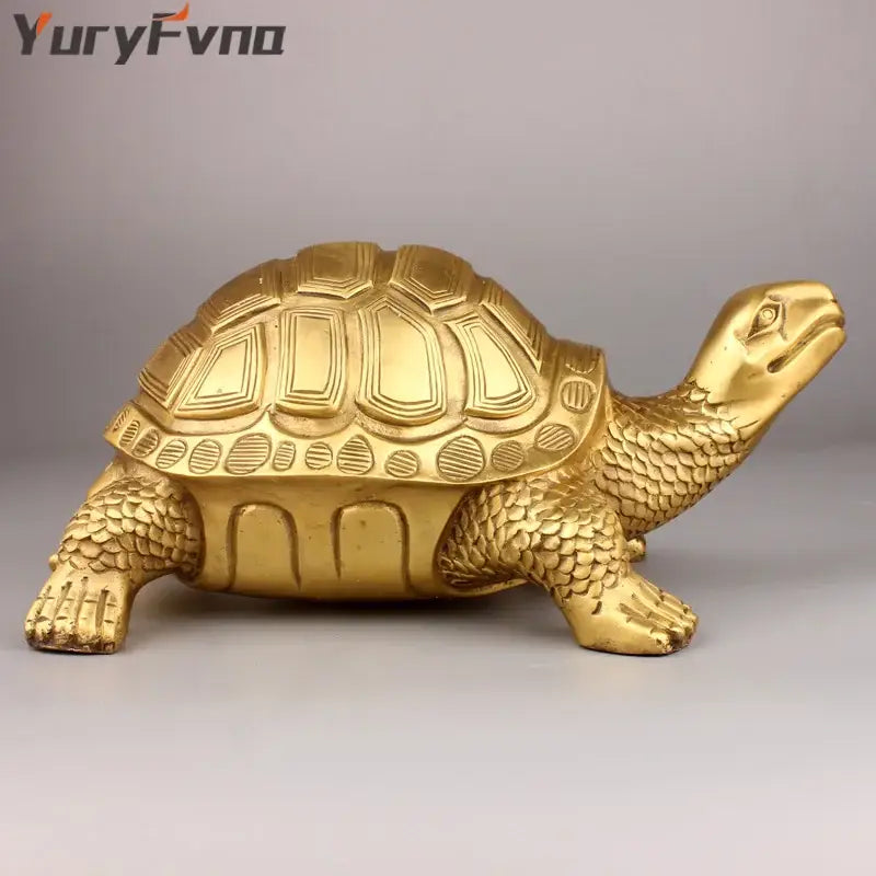 Brass Turtle Feng Shui Statue