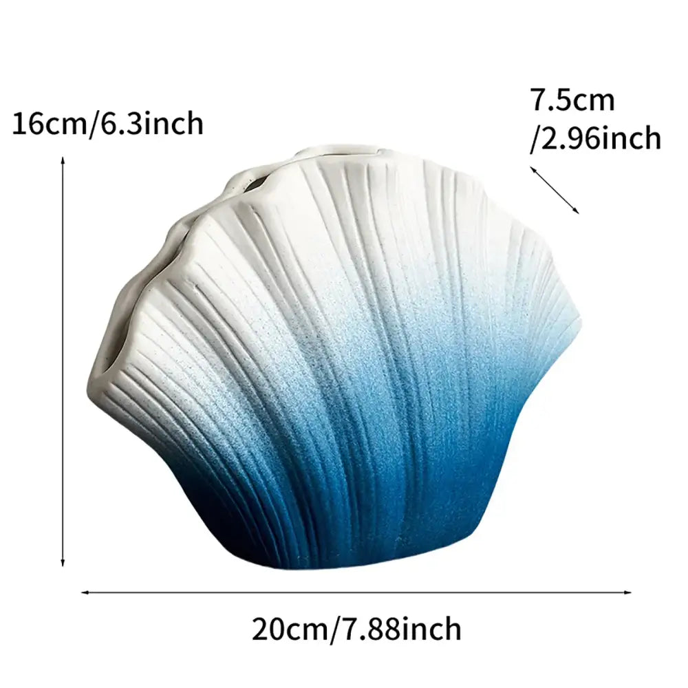 Gold Gradient Ceramic Vase