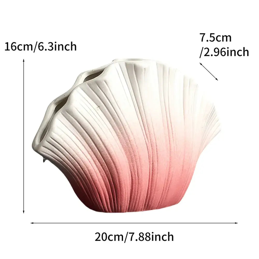 Gold Gradient Ceramic Vase