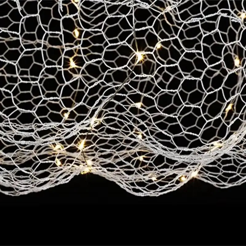 Gold Mesh Cloud Pendant Light
