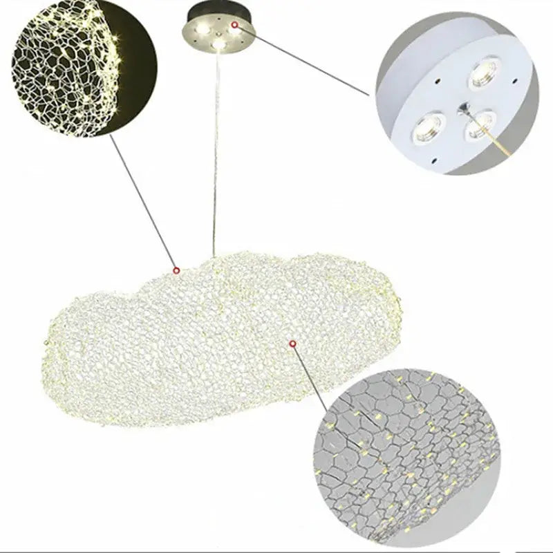 Gold Cloud Pendant Light
