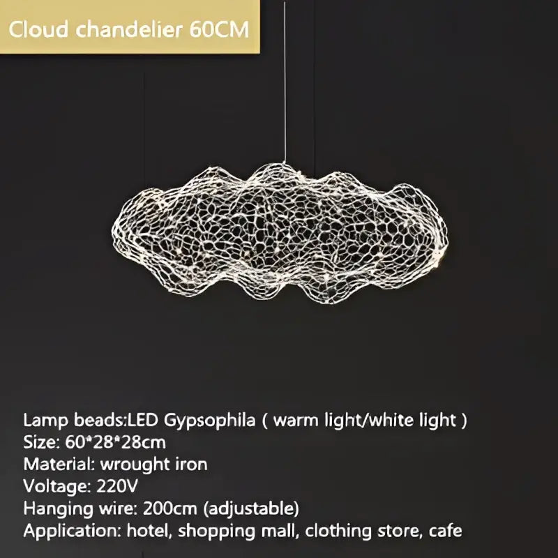 Gold Cloud Pendant Light