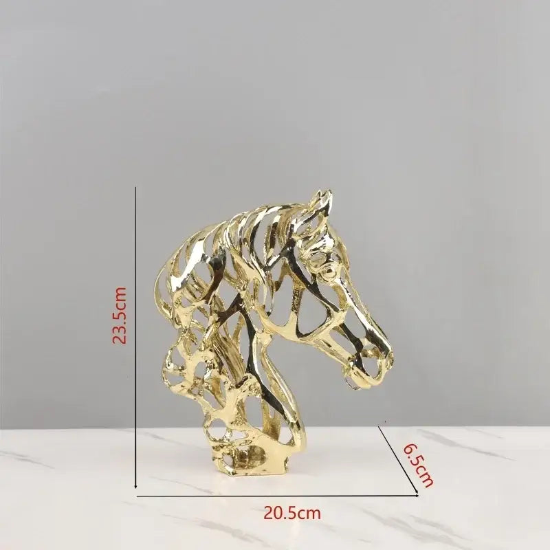 Gold Openwork Tiger Sculpture