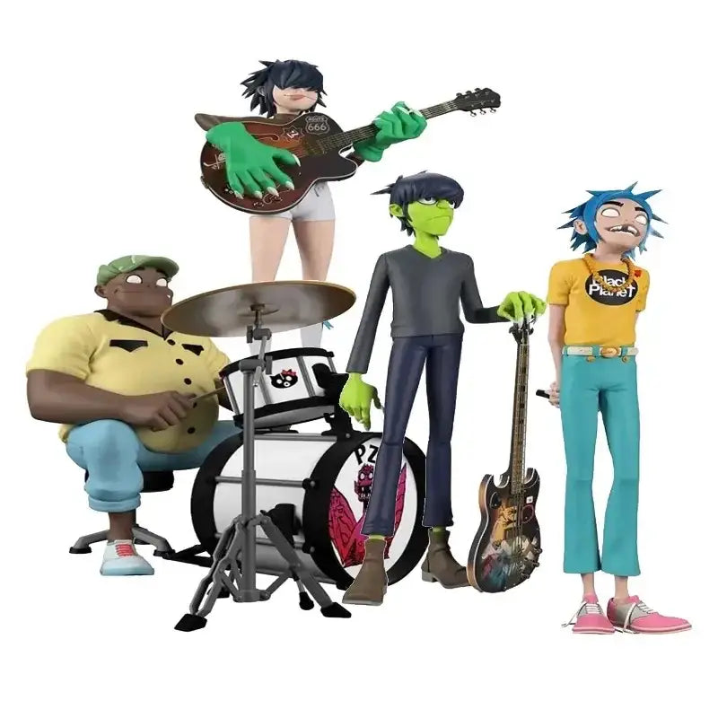 Resin Gorillaz Figure Set