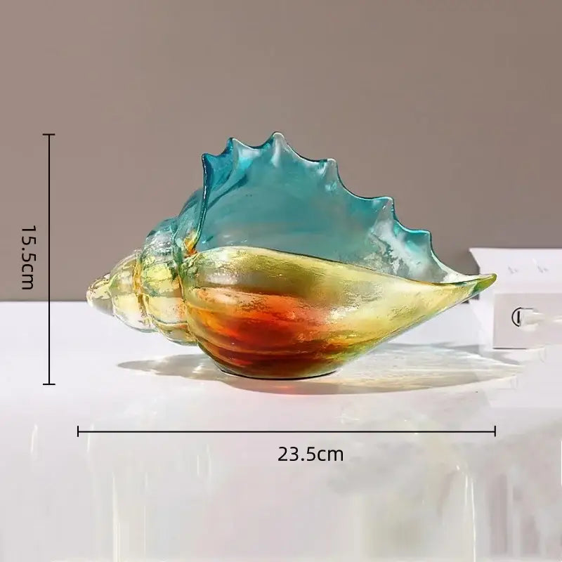 Conch Glass Key Tray