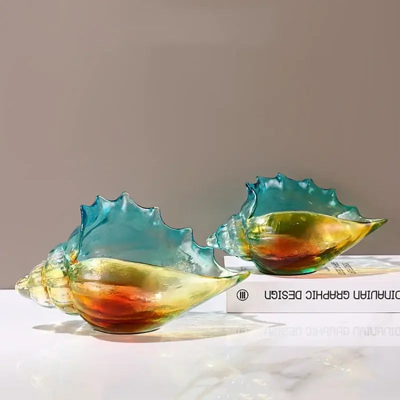 Conch Glass Key Tray