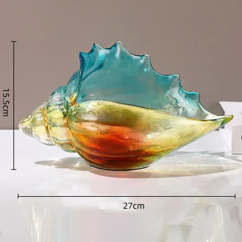 Conch Glass Key Tray