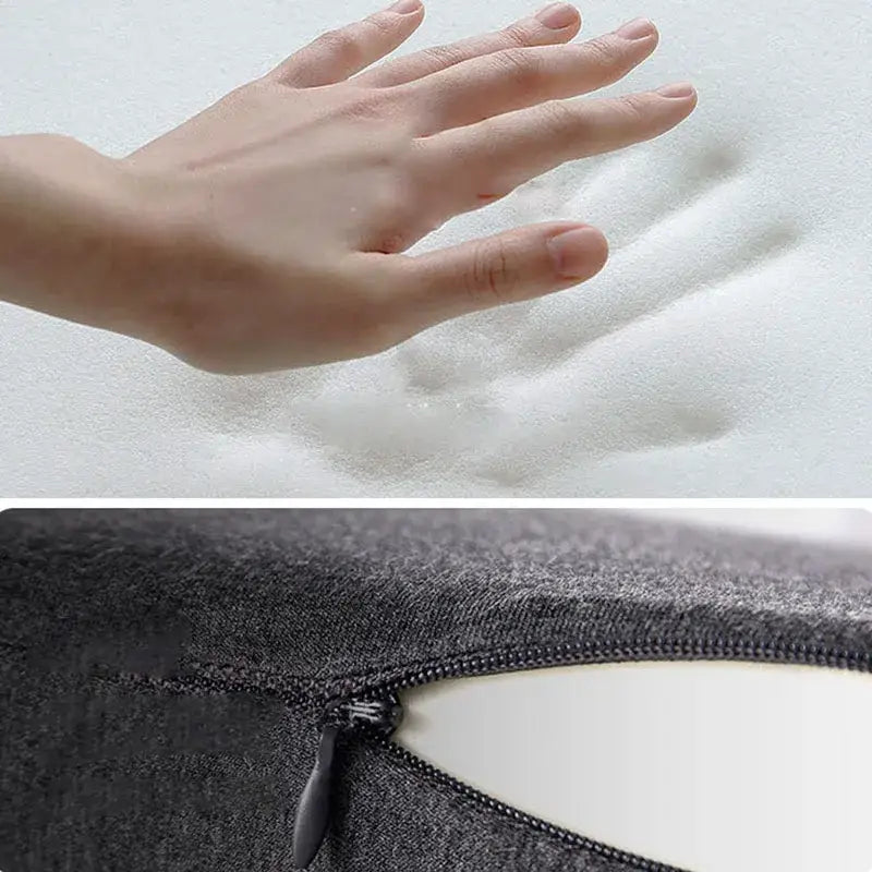 Gray Memory Foam Pillow for Cervical Support