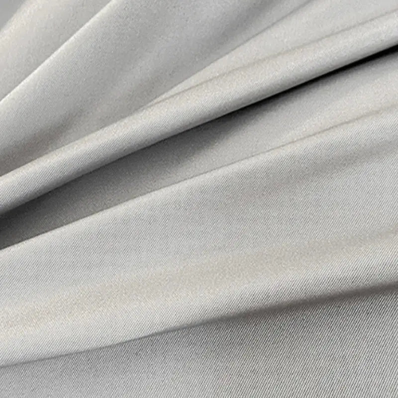 Gray Ice Silk Bedding Set