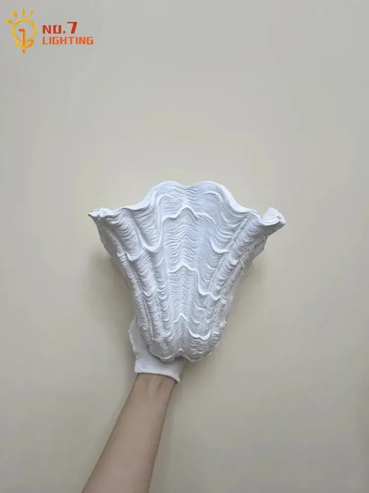 Gray Gypsum LED Wall Lamp