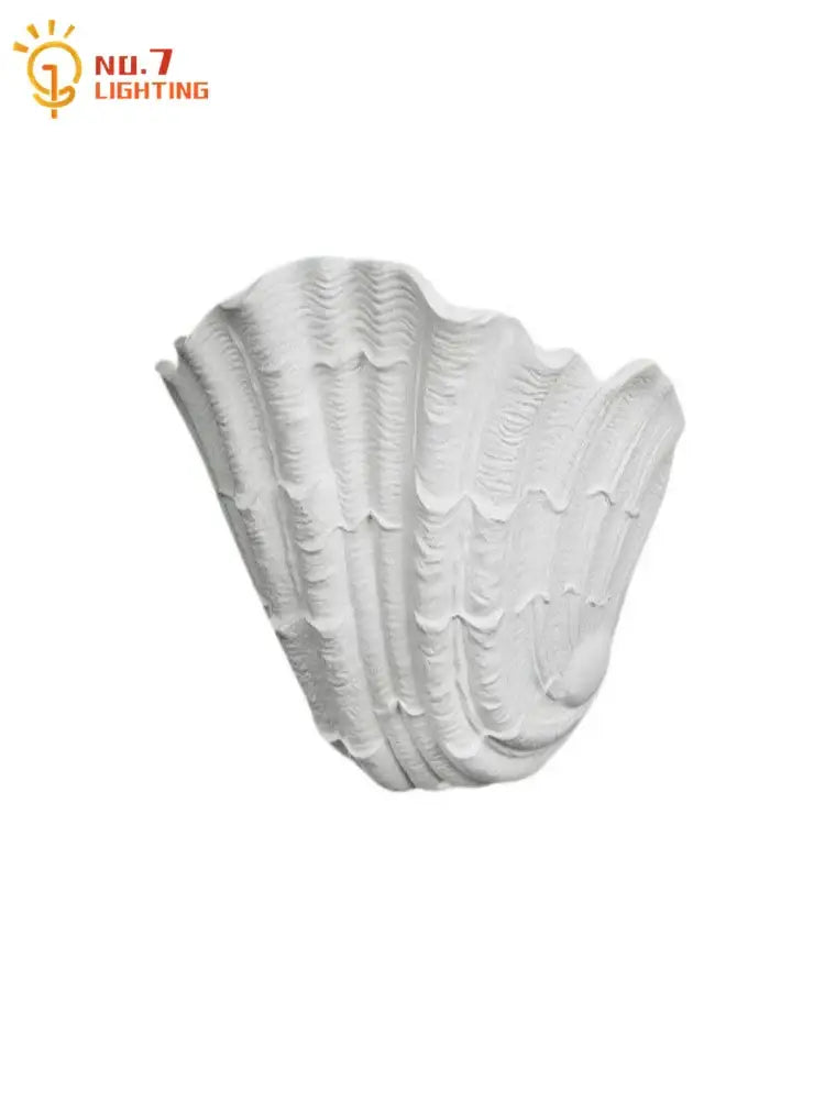 Gray Gypsum LED Wall Lamp