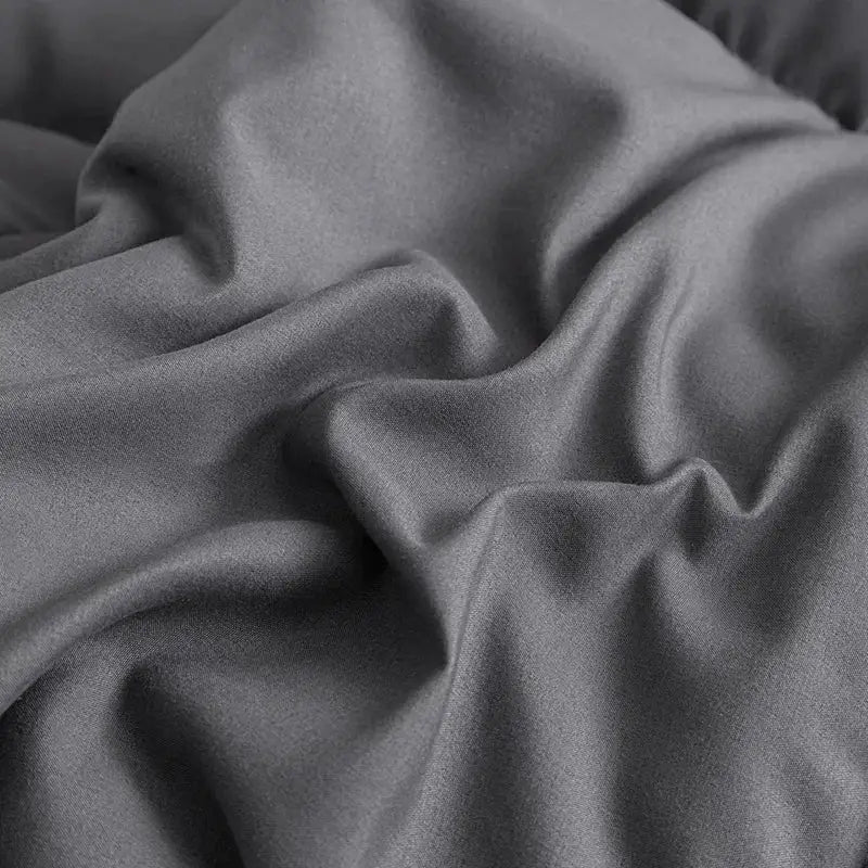 Gray Quilted King Comforter