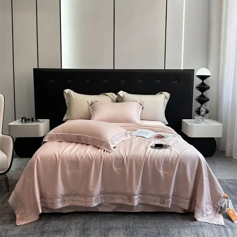 Gray Eucalyptus Summer Quilt