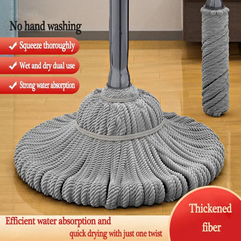 Gray Microfiber Spin Mop