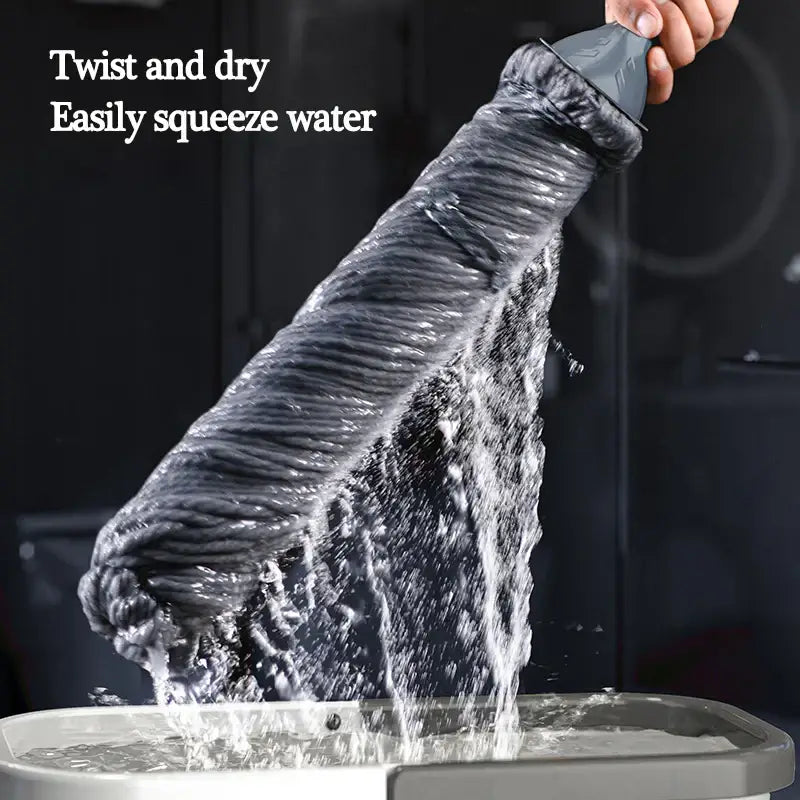 Gray Microfiber Spin Mop
