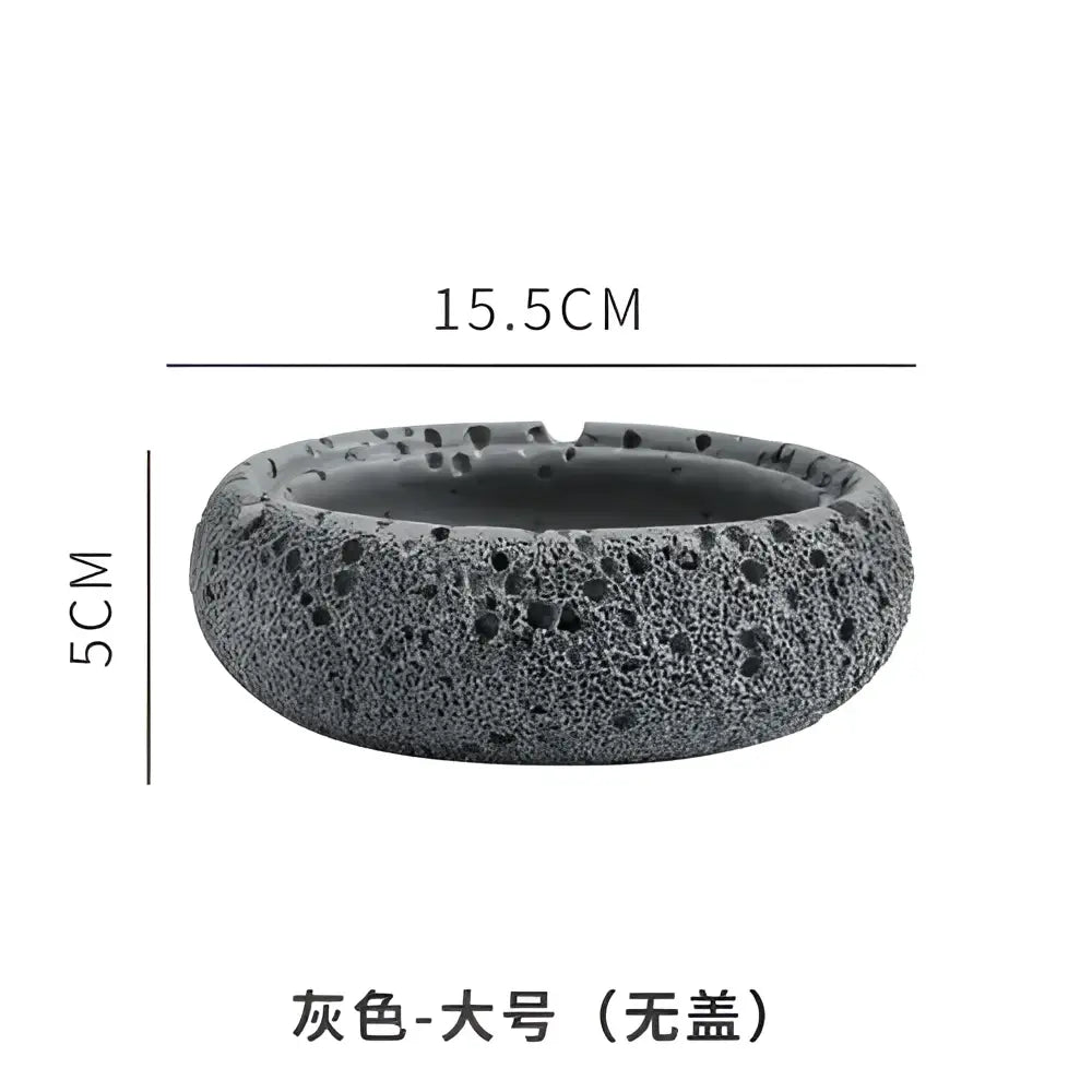 Gray Cement Astronaut Ashtray