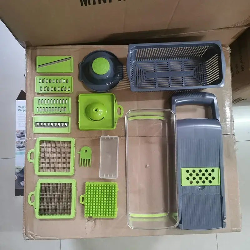 Green Vegetable Slicer Grater