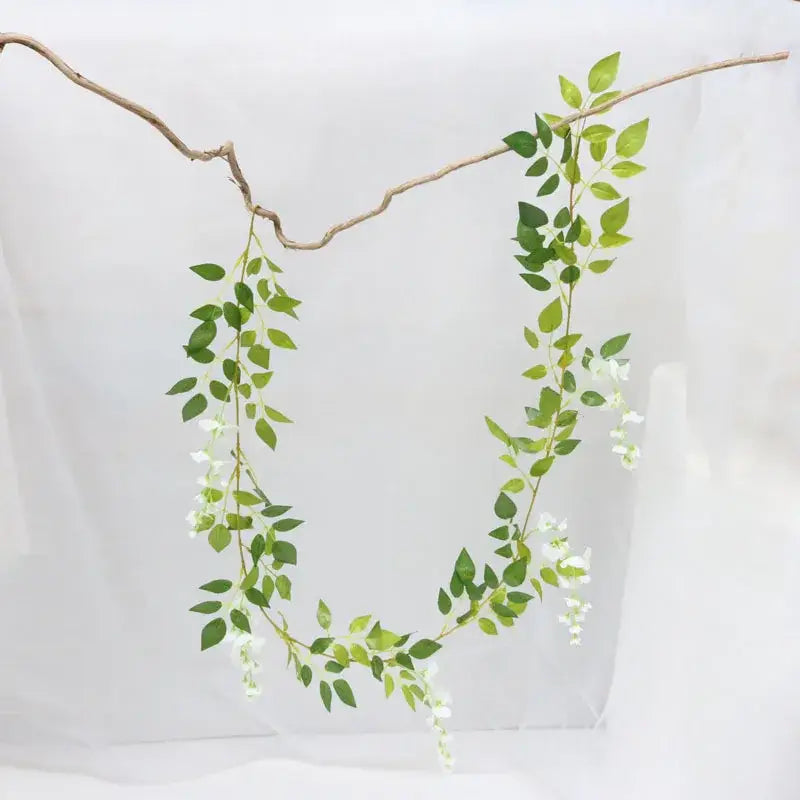 White Silk Flower Arch Decor