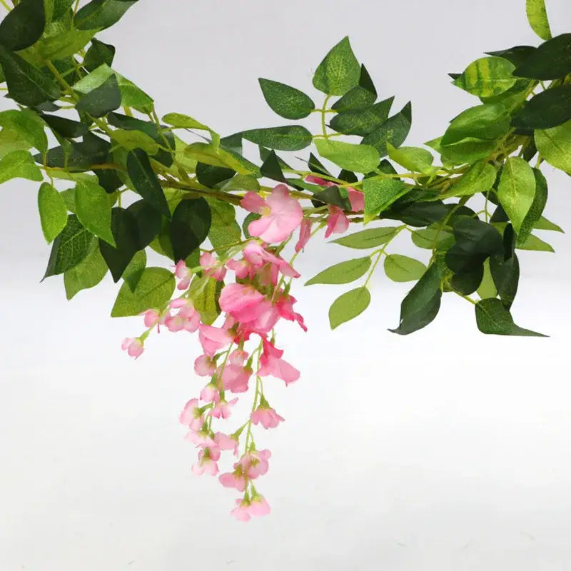 White Silk Flower Arch Decor