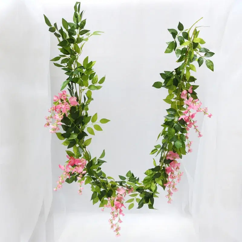 White Silk Flower Arch Decor